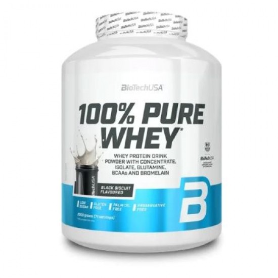 BİOTECHUSA 100% PURE WHEY 2000 GR BLACK BUSCUIT
