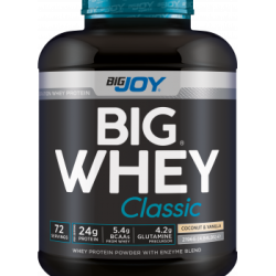 Bigjoy BIGWHEY Whey Protein Classic Hindistan Cevizi & Vanilya 2196g 72 Servis