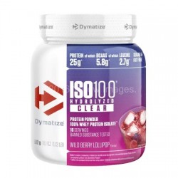 Dymatize Iso 100 Hydrolyzed Clear Whey Protein Tozu 512 Gr 