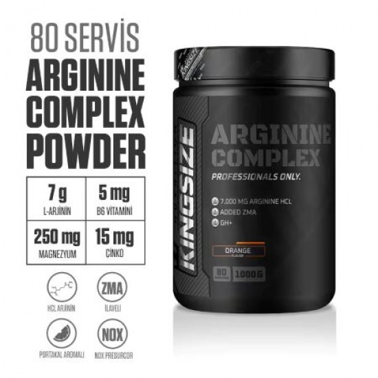 Kingsize Nutrition Arginine Complex Powder 1000 Gr