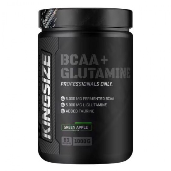 Kingsize Nutrition BCAA + Glutamine Powder 1000 Gr