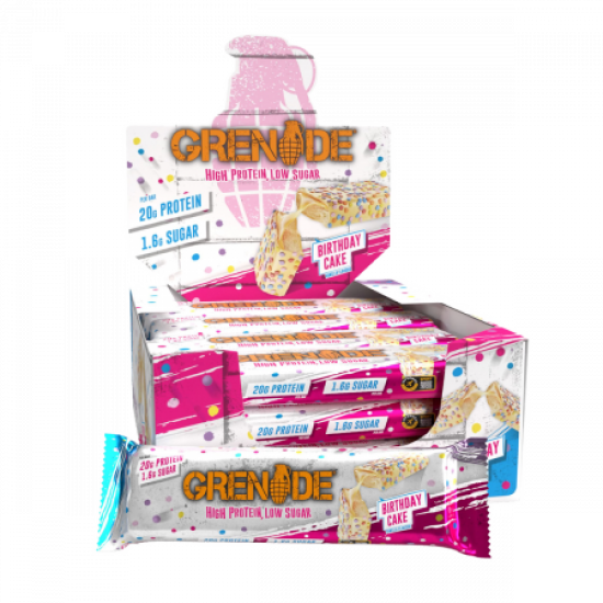 Grenade Carb Killa Protein Bar 60 gr Birthday Cake 12 Adet