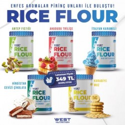 West Nutrition Pirinç Unu Rice Flour 800 gr 20 Servis