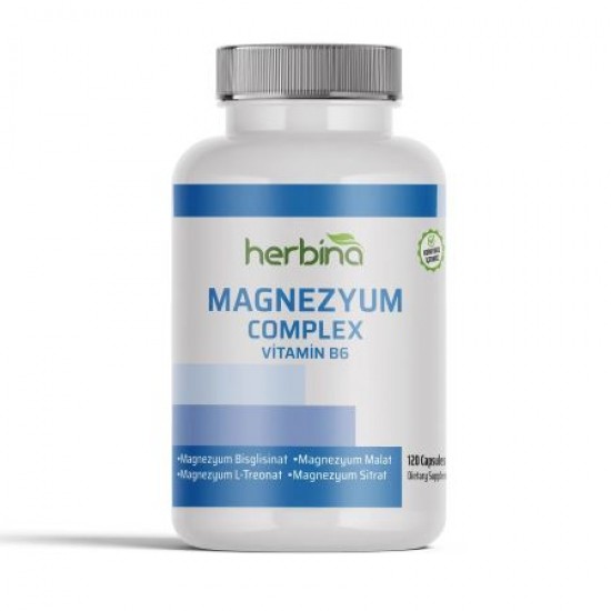 HERBİNA Magnezyum Kompleks 120 Kapsül
