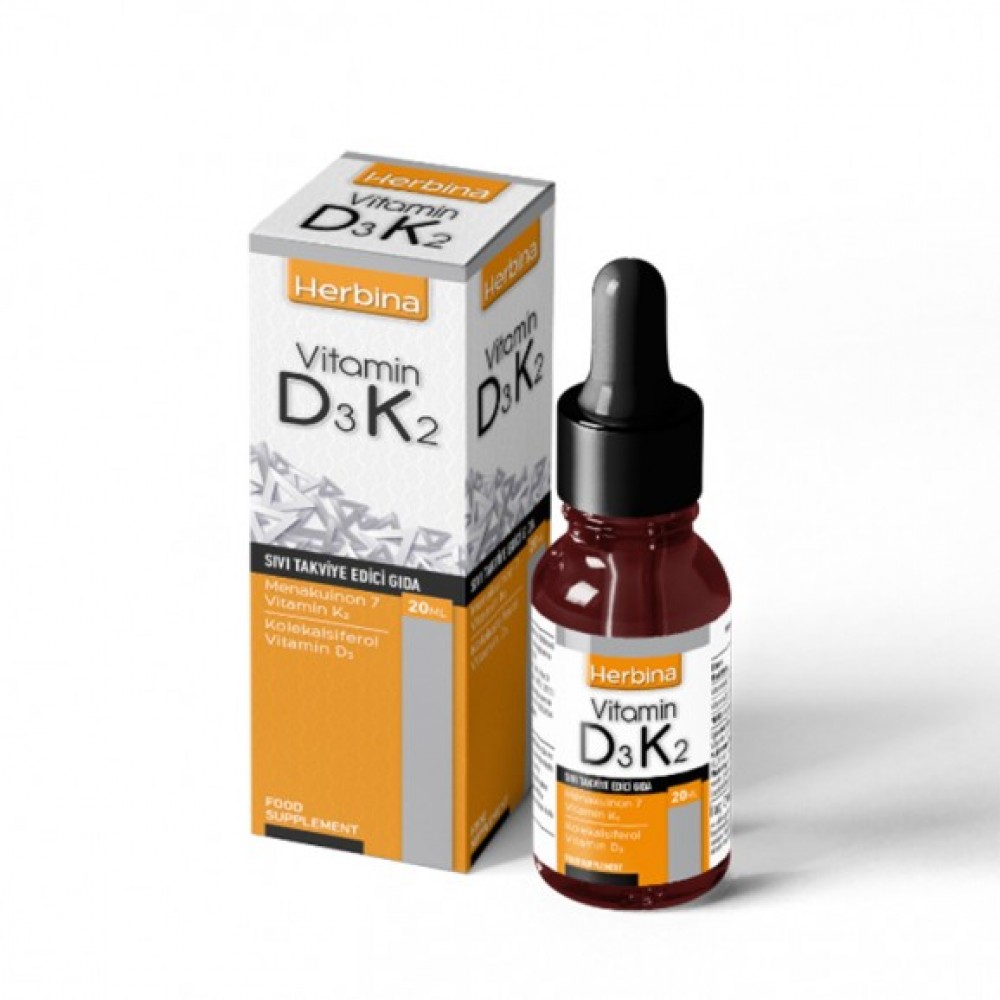 Herbina  D3 K2 Vitamini Damla 20 ml