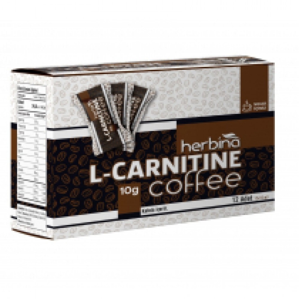 Herbina L-Carnitine Coffee 12 Paket x 10 gr.