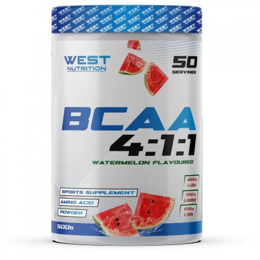West Nutrition BCAA 4:1:1 500 gr (50 Servis) Aroma Seçenekli