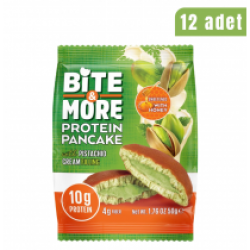 Bite & More Protein Pancake Pistachio Cream 12 Adet x 50 gram