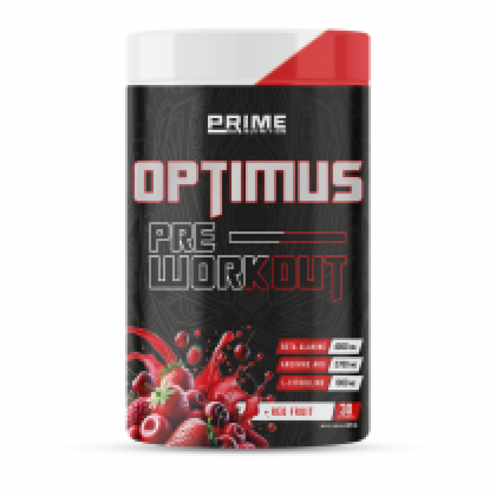 Prime Nutrition Optimus Pre-Workout Red Fruit 420 gram