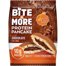 Bite & More Protein Pancake Çikolata 12 Adet x 50 Gram