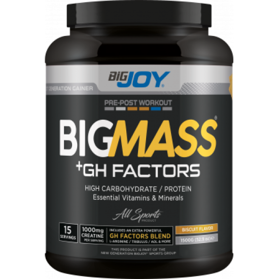 Bigjoy Sports BIGMASS Gainer GH FACTORS Bisküvi 1500g