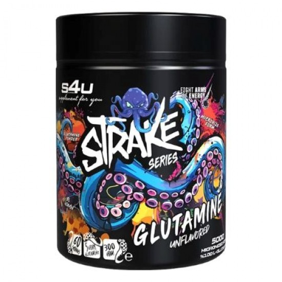 S4U Strake Glutamine 300g Saf Mikronize Aromasız Glutamin