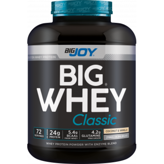 Bigjoy Sports BIGWHEY Whey Protein Classic Hindistan Cevizi & Vanilya 2196g 72 Servis
