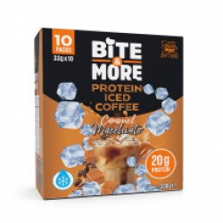 Bite & More Protein Iced Coffee Caramel Macchiato 10 Adet x 33 gram