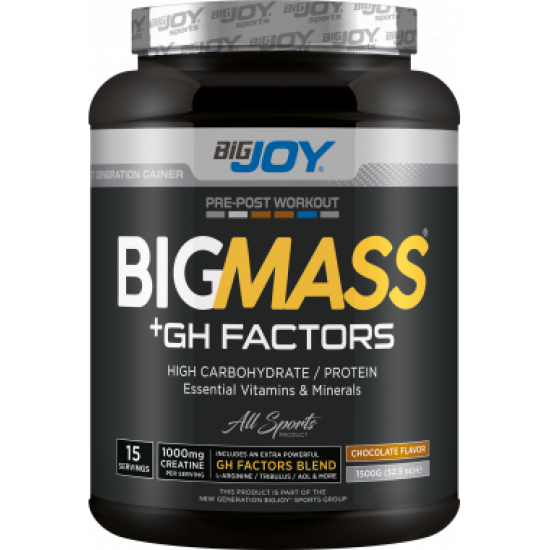 Bigjoy Sports BIGMASS Gainer GH FACTORS Çikolata 1500g