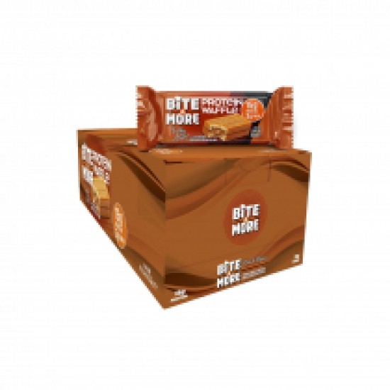 Bite & More Protein Waffle Fındık 12 Adet x 55 Gram