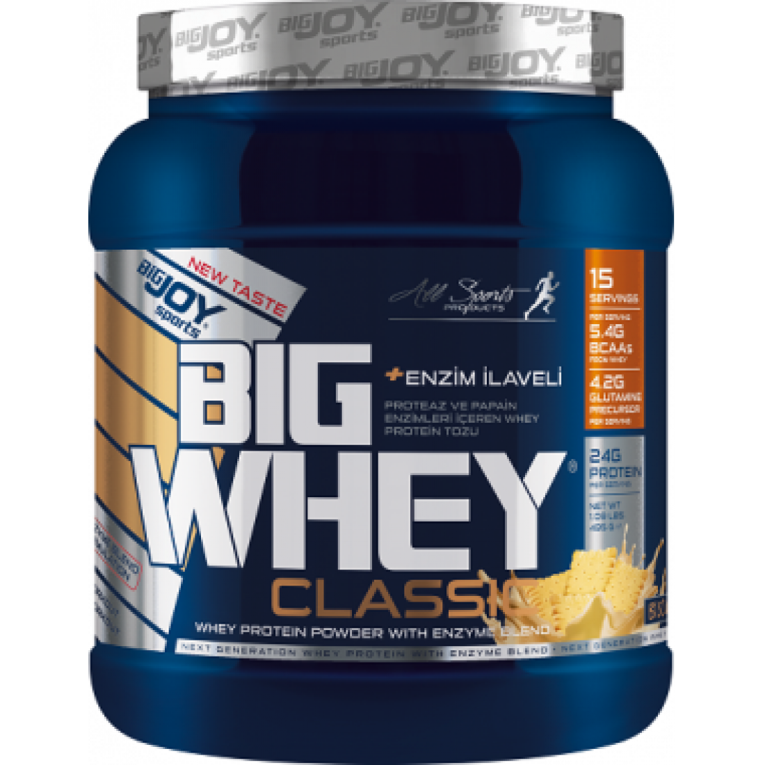 Bigjoy Sports BIGWHEY Whey Protein Classic Bisküvi 495g 15 Servis