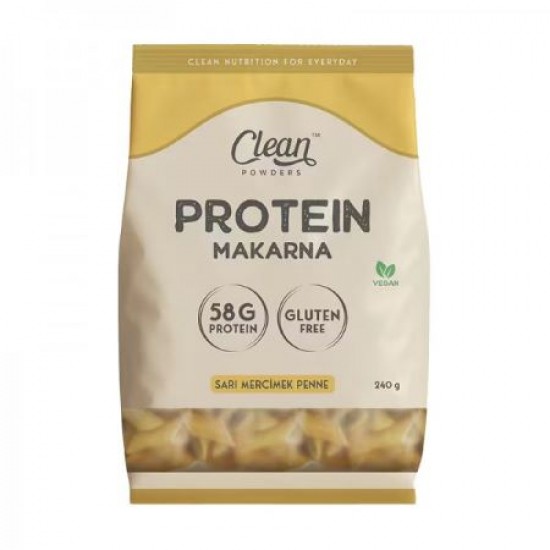 CLEAN POWDERS PROTEİNLİ MAKARNA SARI MERCİMEK 240 G