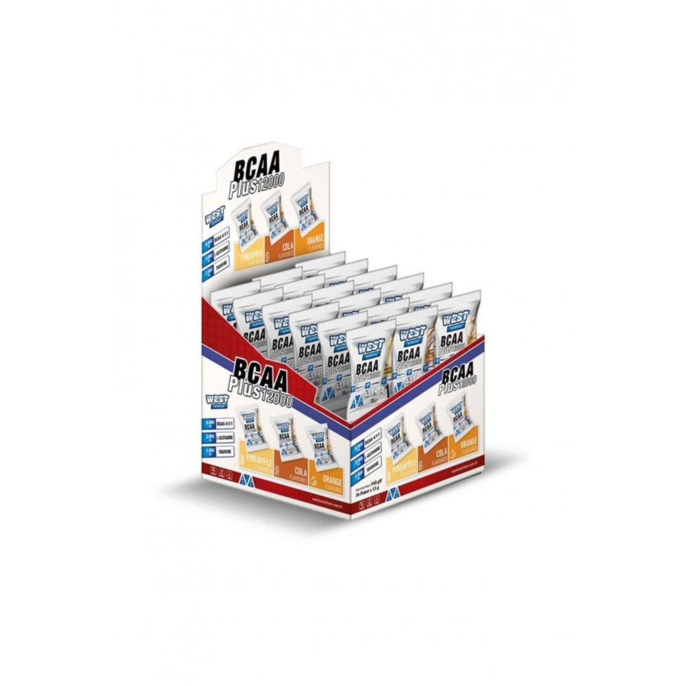 West nutrition BCAA 12000 Plus Glutamin Taurin 36 Şase Karışık Aroma