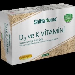 Shiffa Home D3 ve K2 Vitamini 1340 mg Softjel