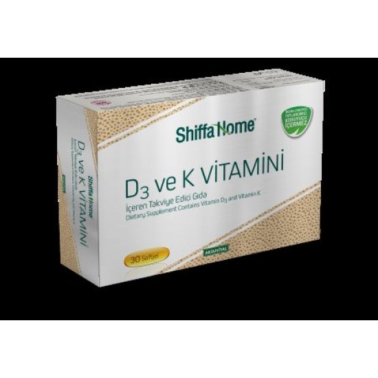 Shiffa Home D3 ve K2 Vitamini 1340 mg Softjel