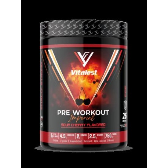 Vitalest Pre Workout 468G. 26 Servis KİRAZ