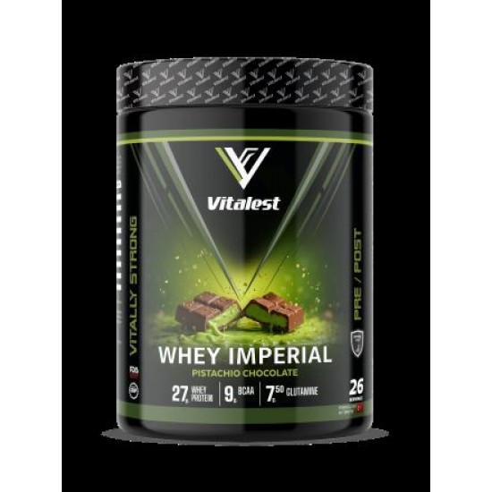 Vitalest Whey Imperial 988G. Protein Tozu 26 Servis FISTIKLI ÇİKOLATA 